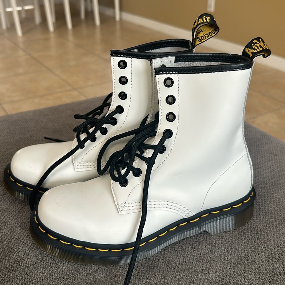 Women’s US Size 6 Dr. Martens in White